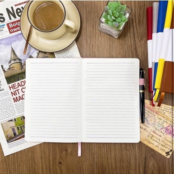 Notebook Journal, College Ruled Notebook Lined A5 160 Pages,Hard Cover Journals - Picture 4 of 10